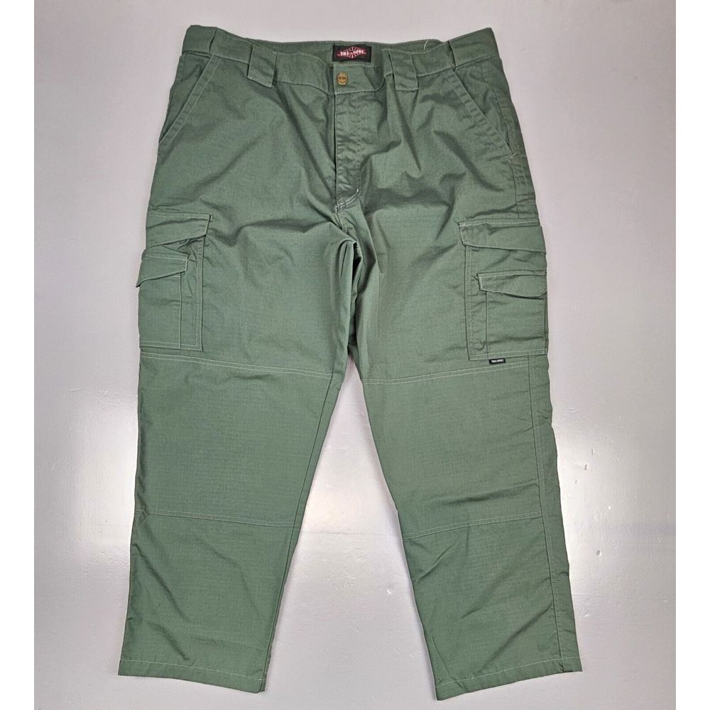 Vintage Tru Spec‎ Tactical Pants 32x32 Military Green Baggy Cargos 90s